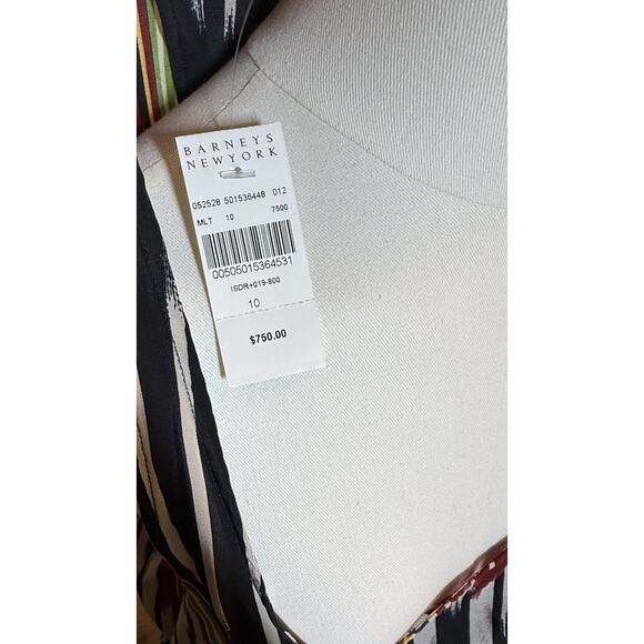 Thakoon Draped Silk Bubble Dress Sz 10 NWT $750 formal cocktail pockets designer - Picture 7 of 7